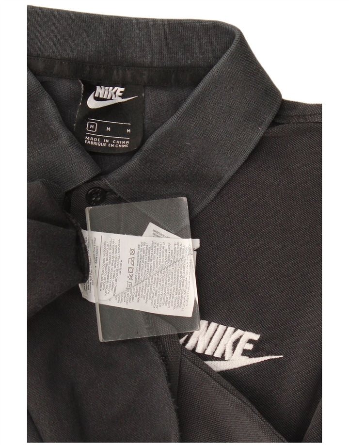 Nike poloshirt til mænd, medium sort bomuld