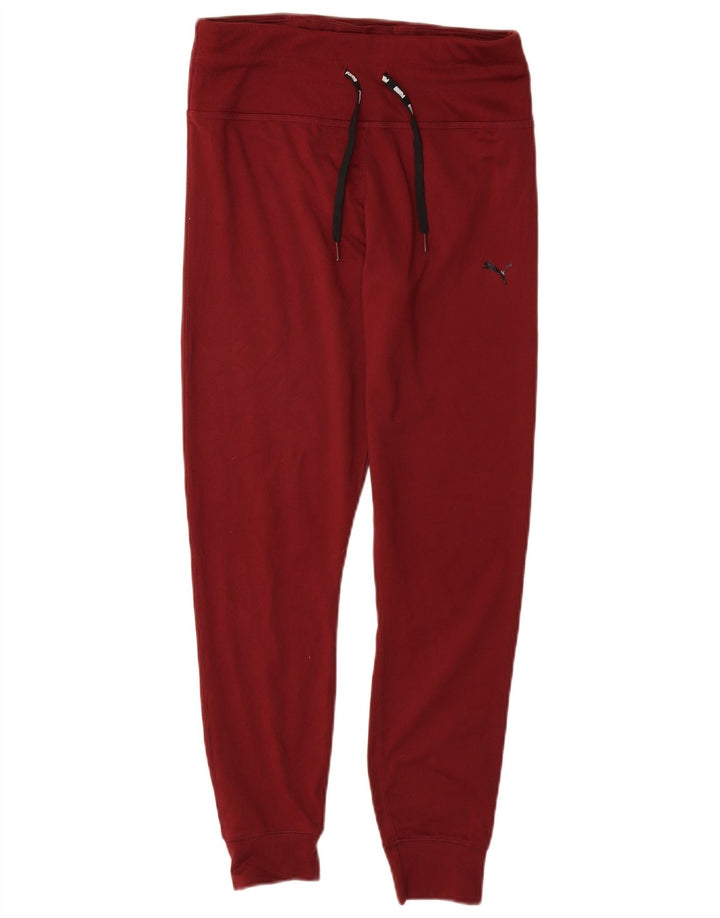 PUMA træningsdragt til kvinder Joggers UK 12 Medium Maroon Polyester