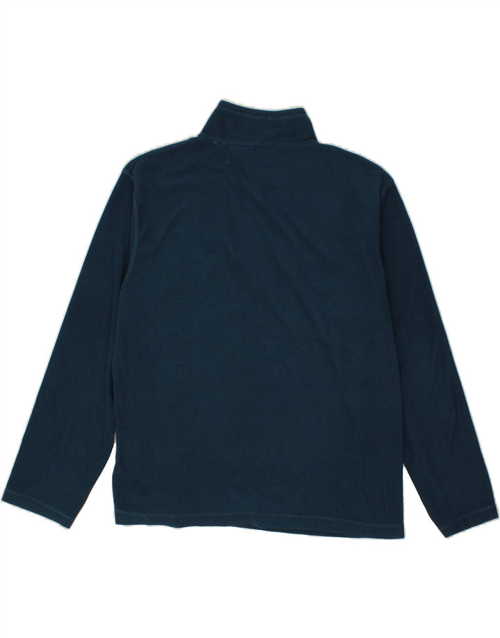 REGATTA Mens Zip Neck Fleece Jumper XL Navy Blue Polyester Vintage Regatta and Second-Hand Regatta from Messina Hembry 