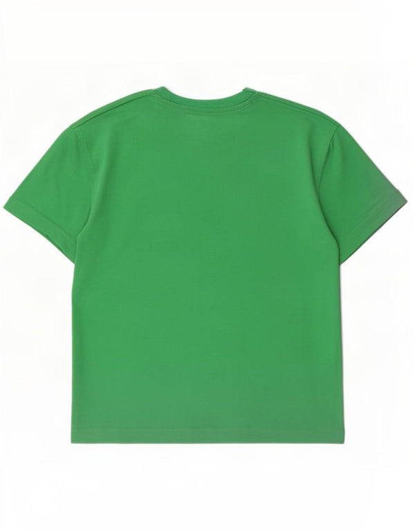 Zara Herre T-Shirt Top Medium Grøn Bomuld
