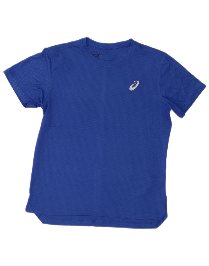 Asics Herre T-Shirt Top Lille Blå Polyester