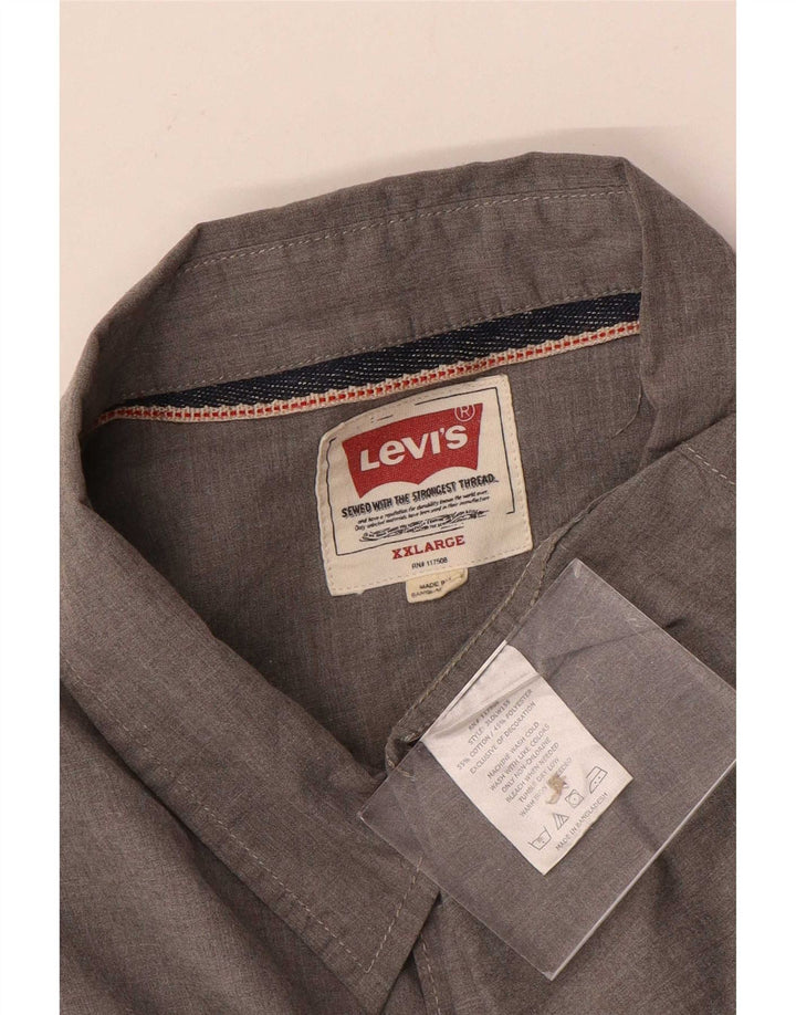 Levi's Herreskjorte 2XL Grå Bomuld