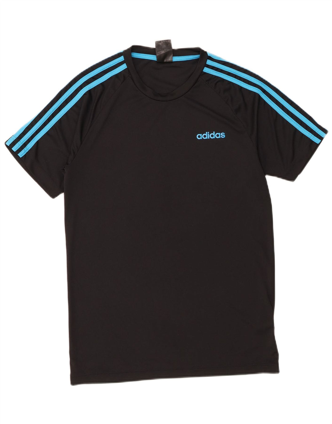 Adidas Herre Climalite T-Shirt Top Lille Sort Polyester