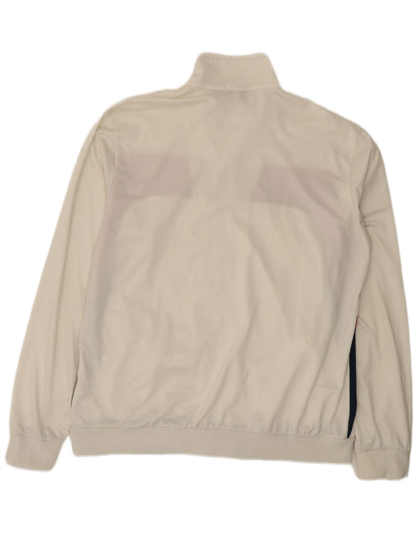 Asics Træningsdragt til mænd Topjakke XL Hvid Colourblock Polyester
