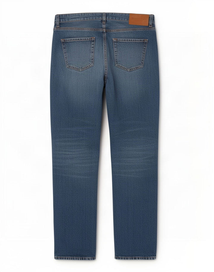 Marc O'Polo lige jeans til kvinder W29 L27 blå bomuld