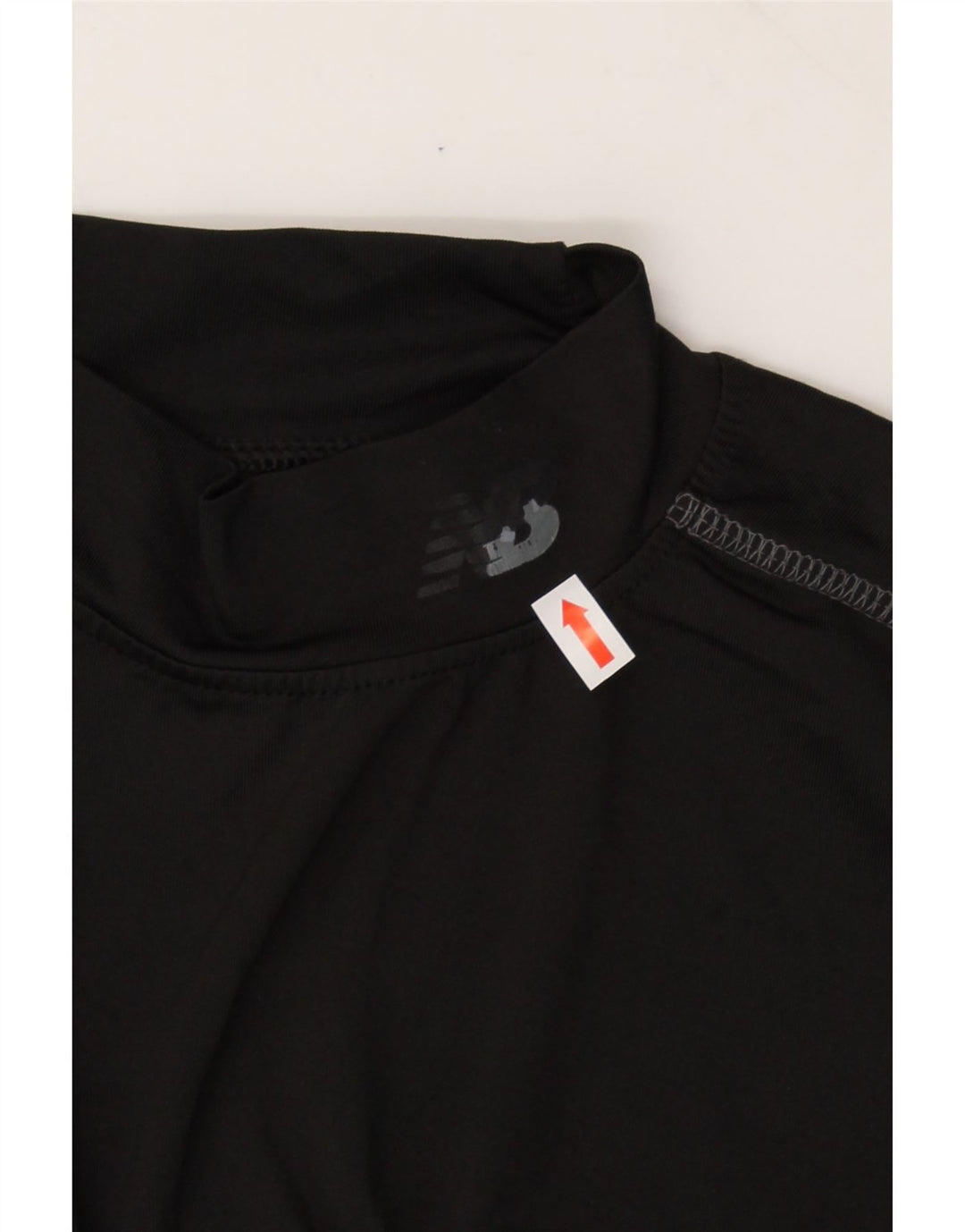 NEW BALANCE Boys Top Long Sleeve 10-11 Years Medium Black Polyester Vintage New Balance and Second-Hand New Balance from Messina Hembry 