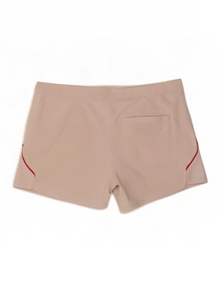 Asics Womens Regular Sports Shorts UK 18 XL Hvid Polyester