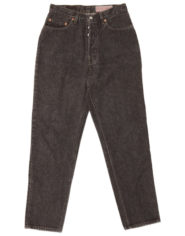 Levi's Womens 901 Tapered Jeans W32 L30 Grå Bomuld