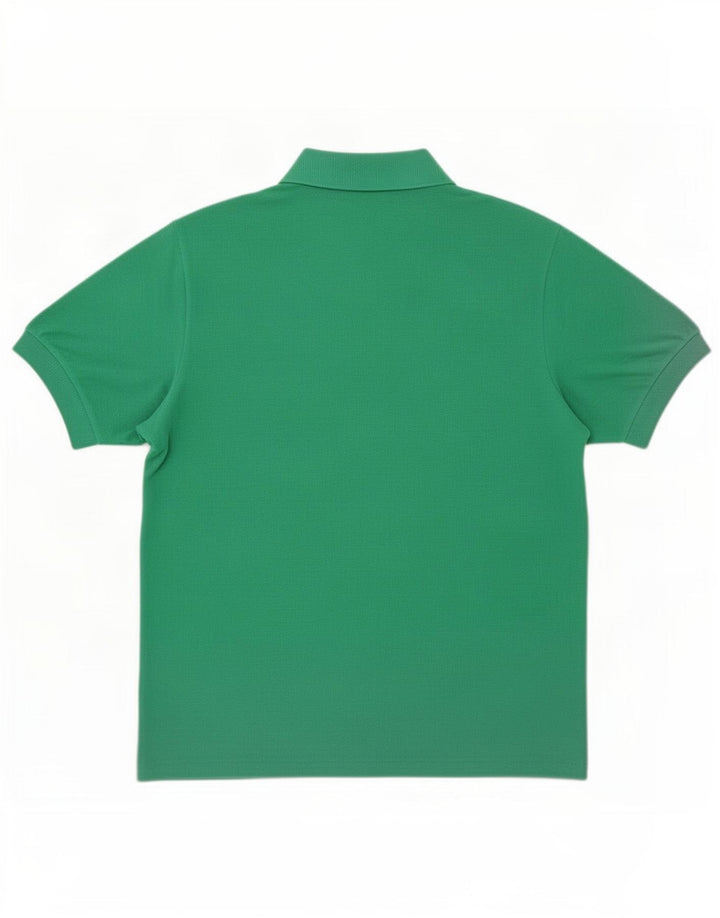 Lacoste herre poloshirt mellemgrøn bomuld