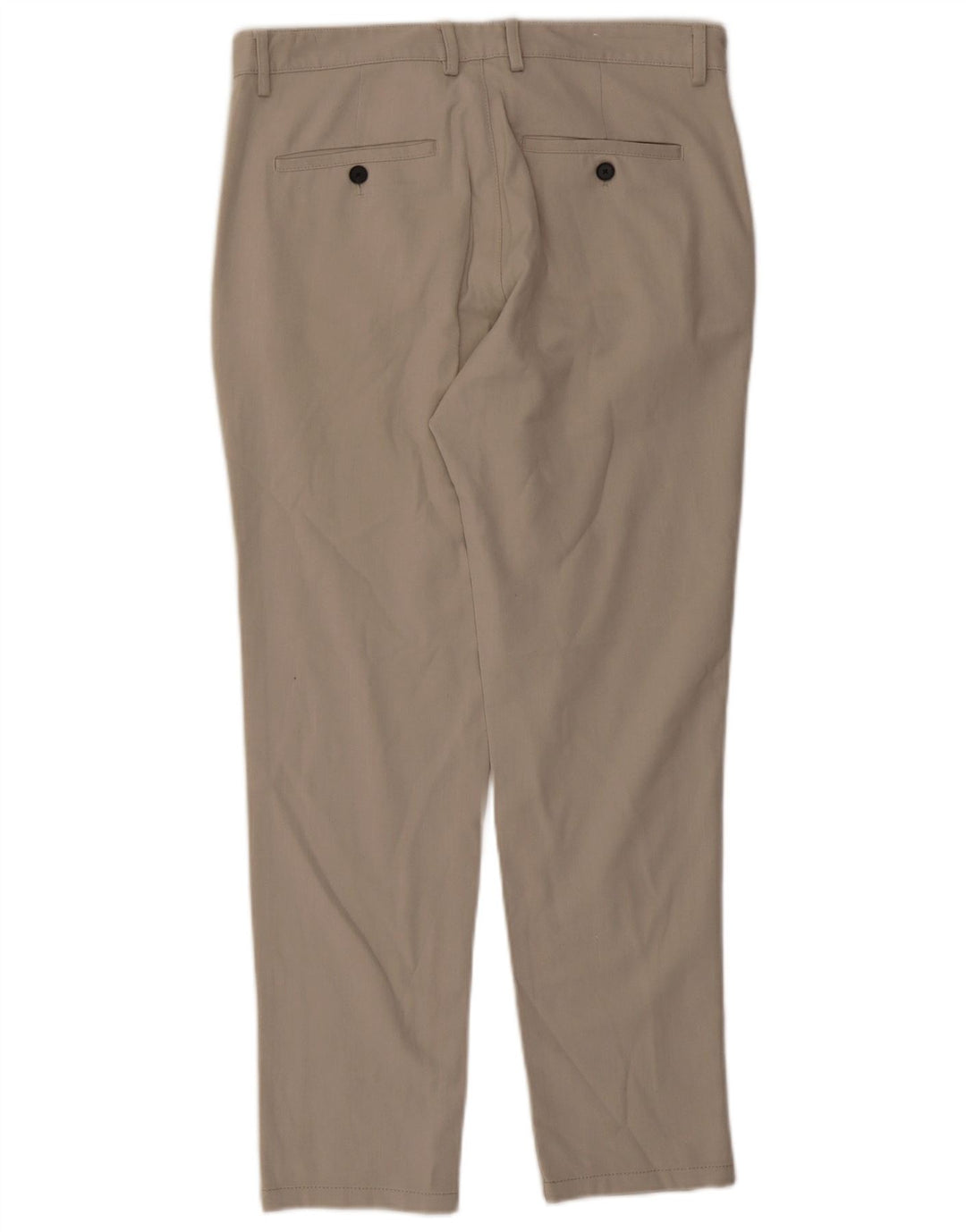 ZARA Dame Slim Chino Bukser EU 40 Medium W31 L38 Beige