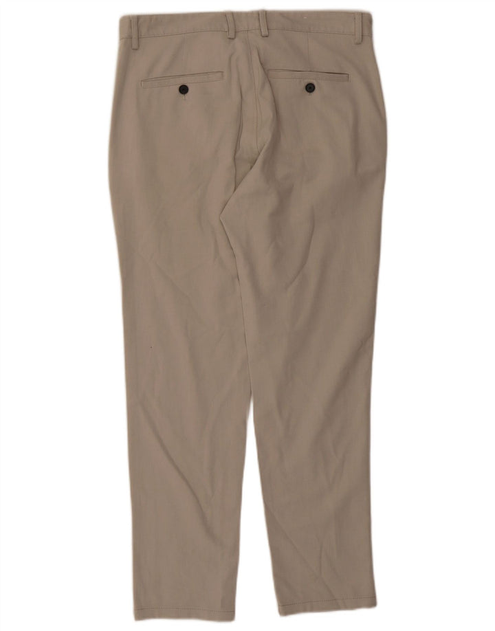 ZARA Dame Slim Chino Bukser EU 40 Medium W31 L38 Beige