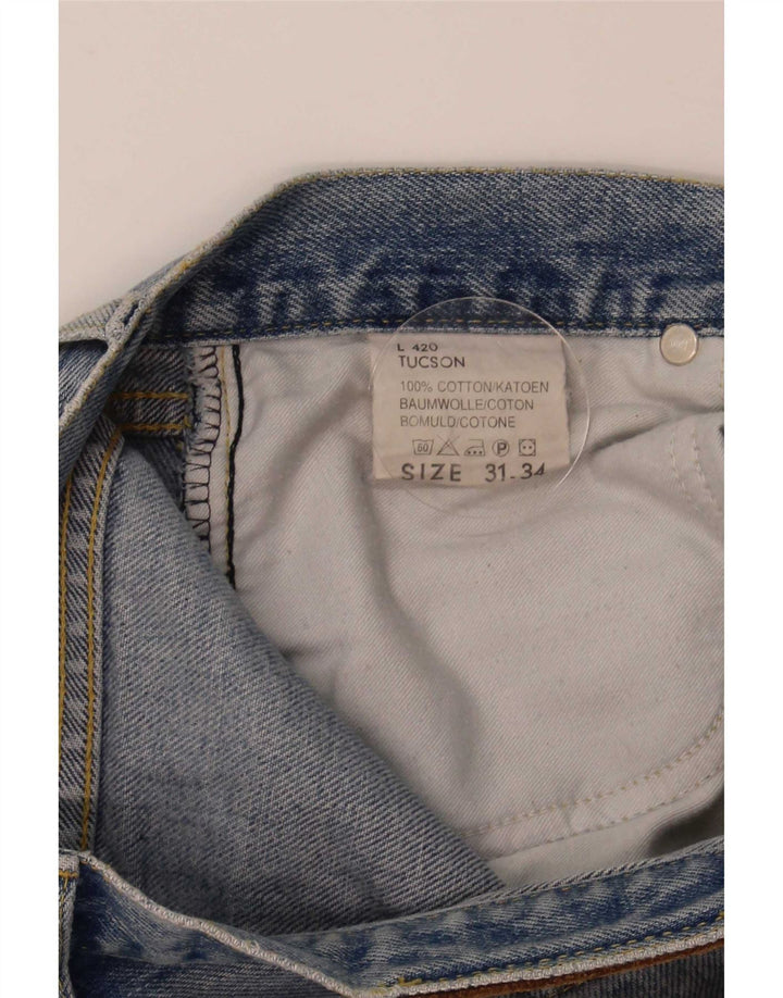 Lee Herre Tucson Straight Jeans W31 L34 Blå Bomuld