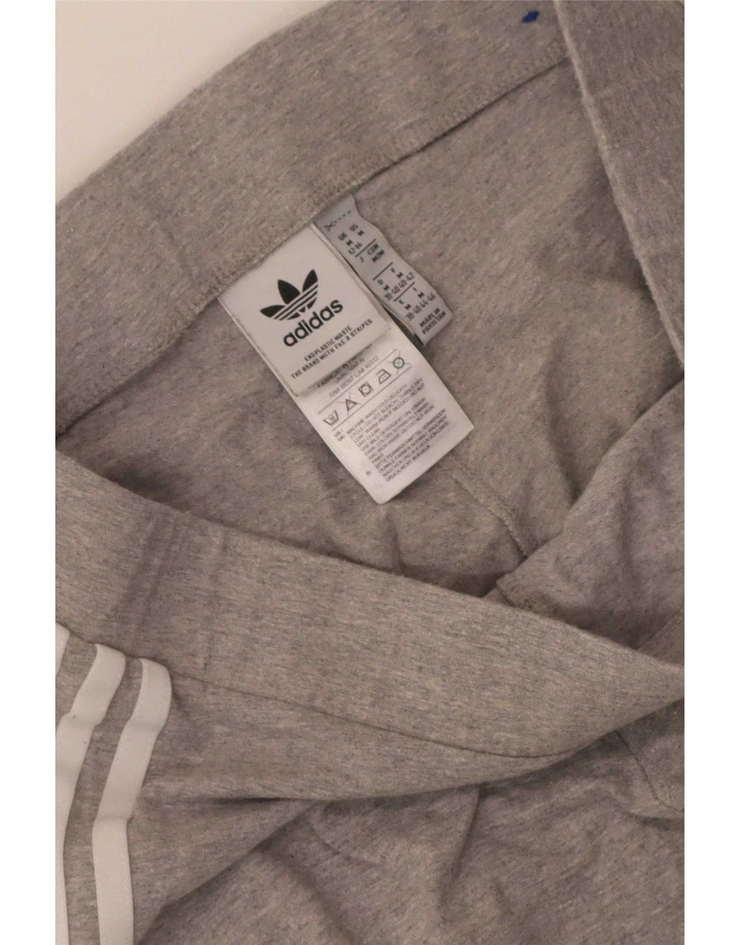 Adidas Dame Leggings UK 12/14 Medium Grey Bomuld