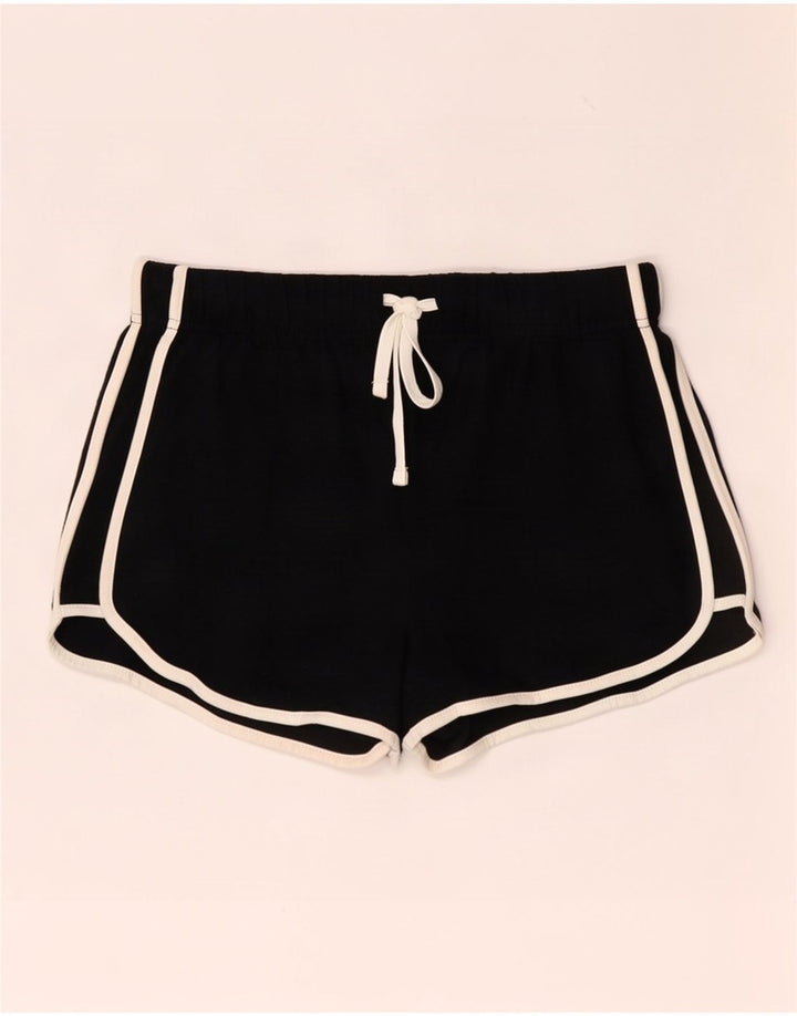 Topshop Sportsshorts til kvinder UK 10 Small Black Polyester