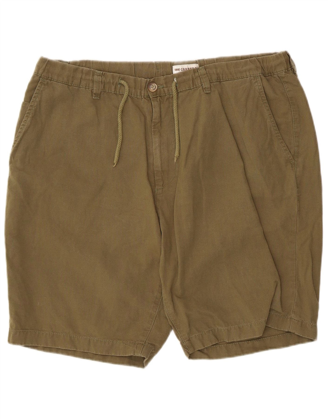 Carrera Herre Chino Shorts XL W38 Khaki Bomuld