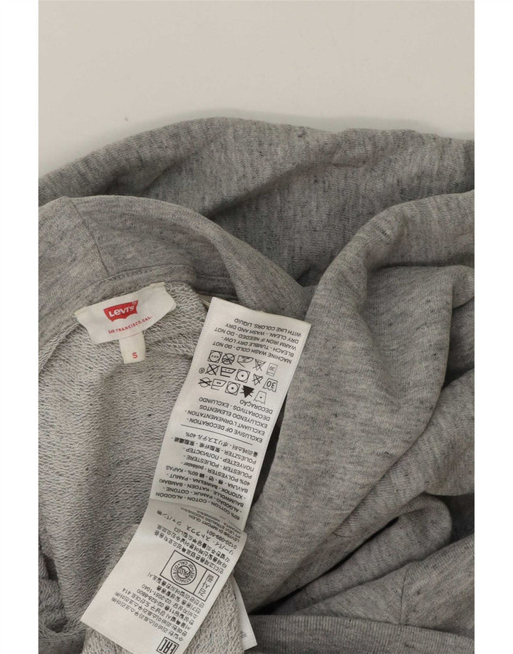 Levi's Grafisk hættetrøje til mænd, lille grå bomuld