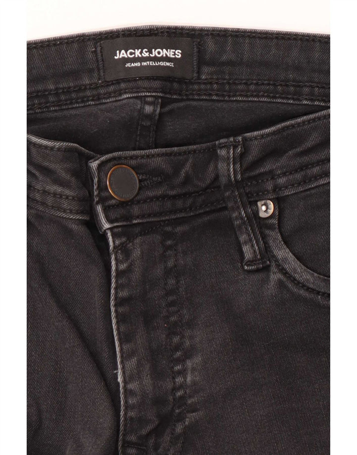 Jack & Jones Herre GLENN Slim Jeans W28 L32 Sort