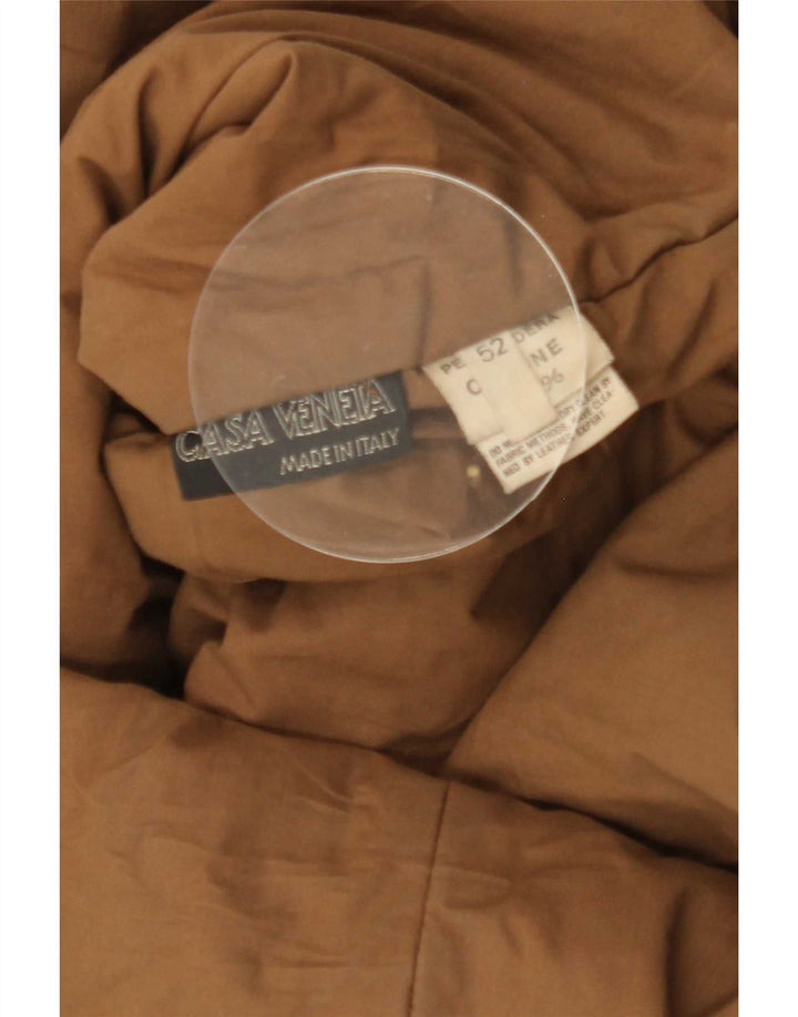 Casa Veneta Herre Læderfrakke IT 52 XL Beige