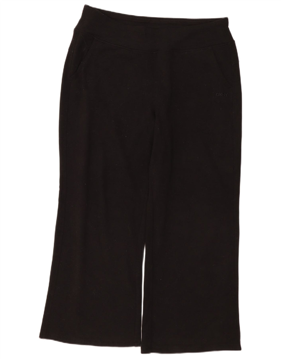 Dkny Womens Træningsdragt Bukser UK 16 Large Black Bomuld