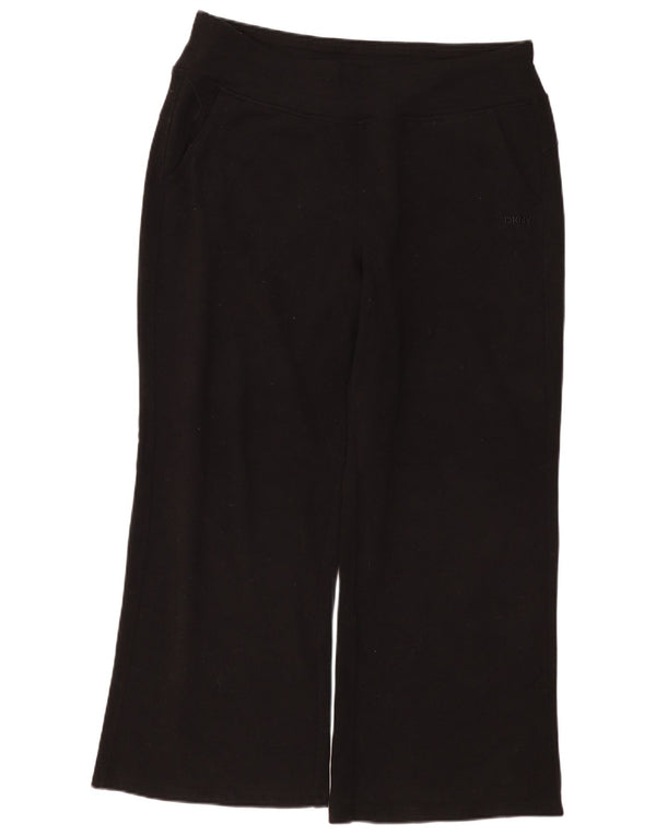 Dkny Womens Træningsdragt Bukser UK 16 Large Black Bomuld