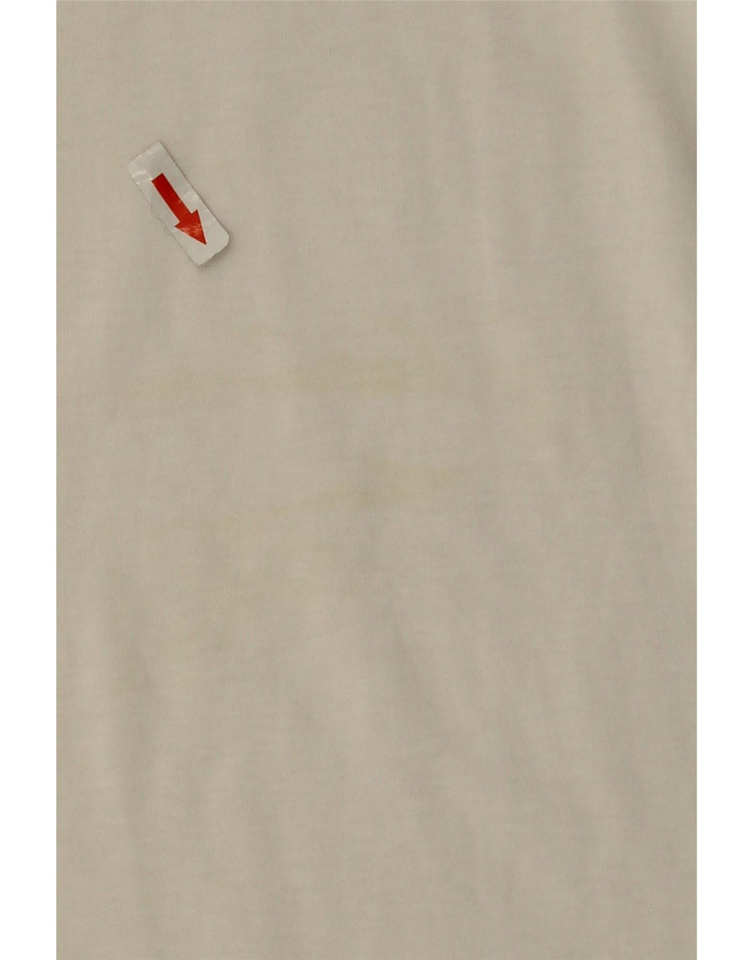 Escada Herre grafisk T-shirt Top Medium Hvid Bomuld
