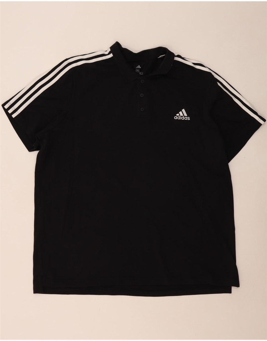 ADIDAS Polo Shirt til mænd 2XL Sort