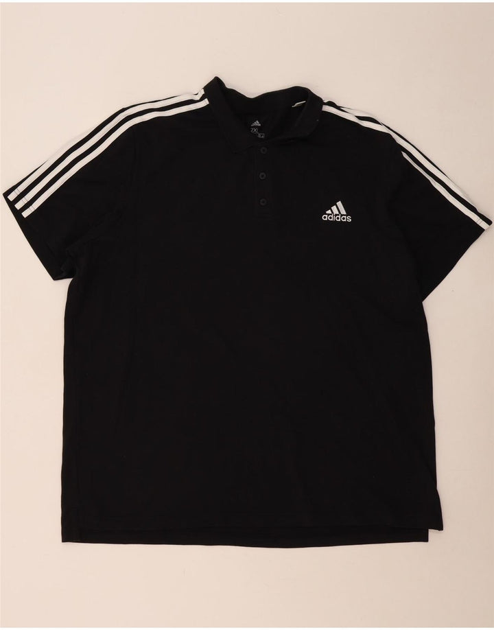 ADIDAS Polo Shirt til mænd 2XL Sort