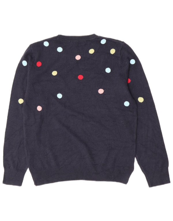 Marks & Spencer Dame sweater med rund hals DK 10 Small Navy Blue