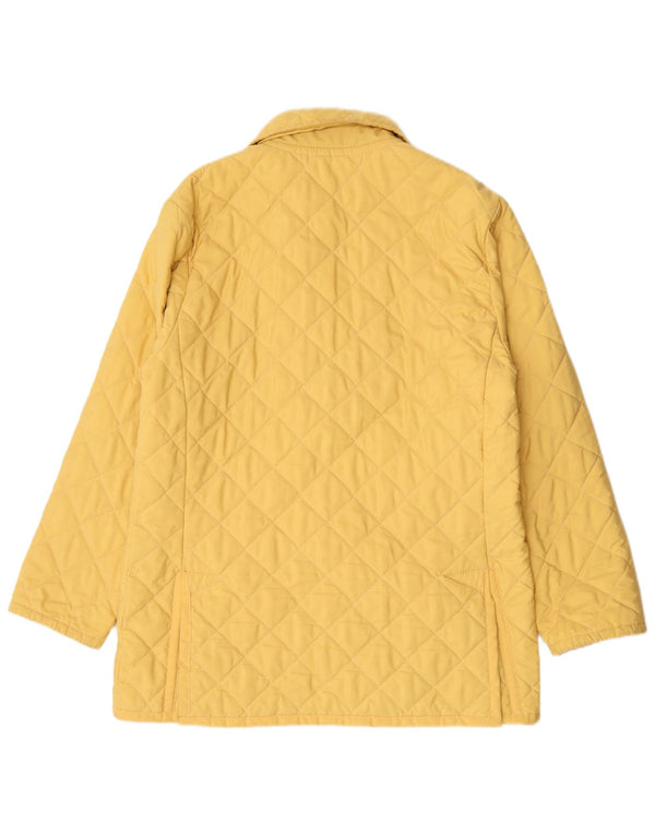 Lavenham Herre Quiltet Jakke UK 38 Medium Gul Polyester