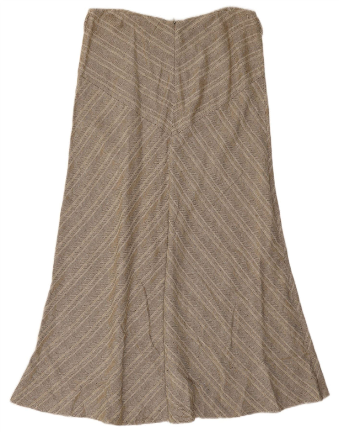 Marks & Spencer Maxi-nederdel til kvinder UK 14 Large W32 Grå sildebensbomuld
