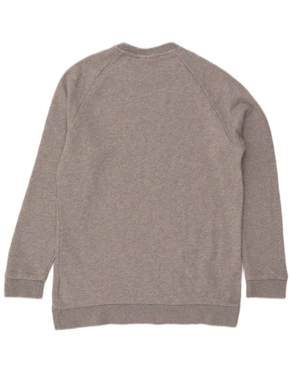 ADIDAS Sweatshirt-trøje til mænd Medium Grey Flecked Bomuld