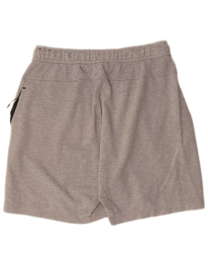 Nike Sportshorts til mænd, mellemgrå flækket bomuld