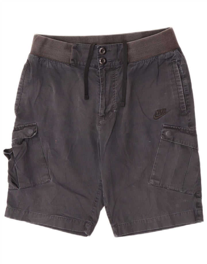 Nike Herre Cargo Shorts Medium W32 Marineblå Bomuld