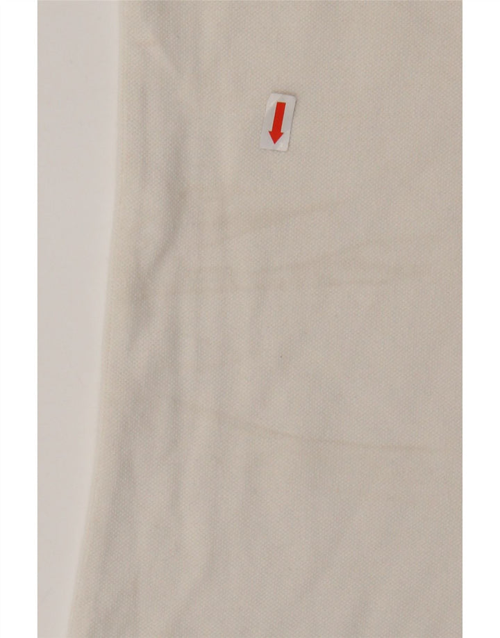 NAPAPIJRI Mens Polo Shirt 2XL White Cotton Vintage Napapijri and Second-Hand Napapijri from Messina Hembry 