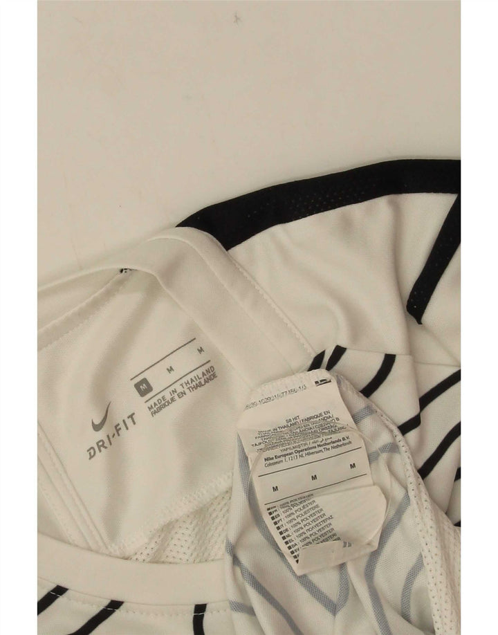 Nike Herre Dri Fit T-shirt med abstrakt mønster mellem hvid farveblok