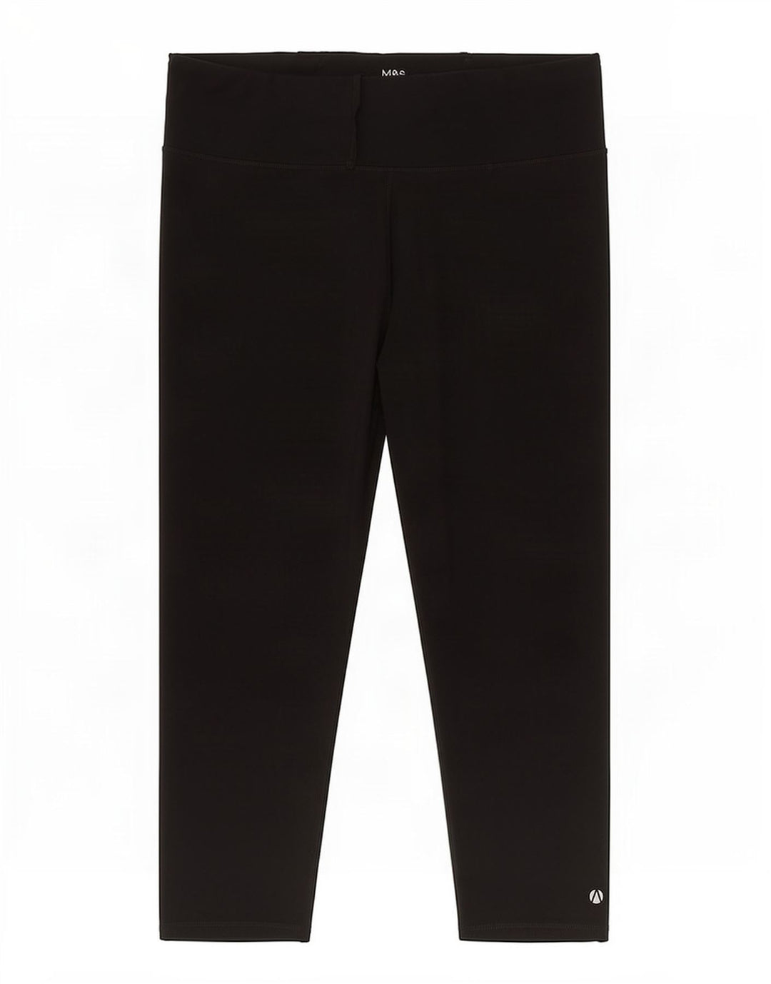 Marks & Spencer Dame Capri Leggings UK 20 2XL Sort Polyester