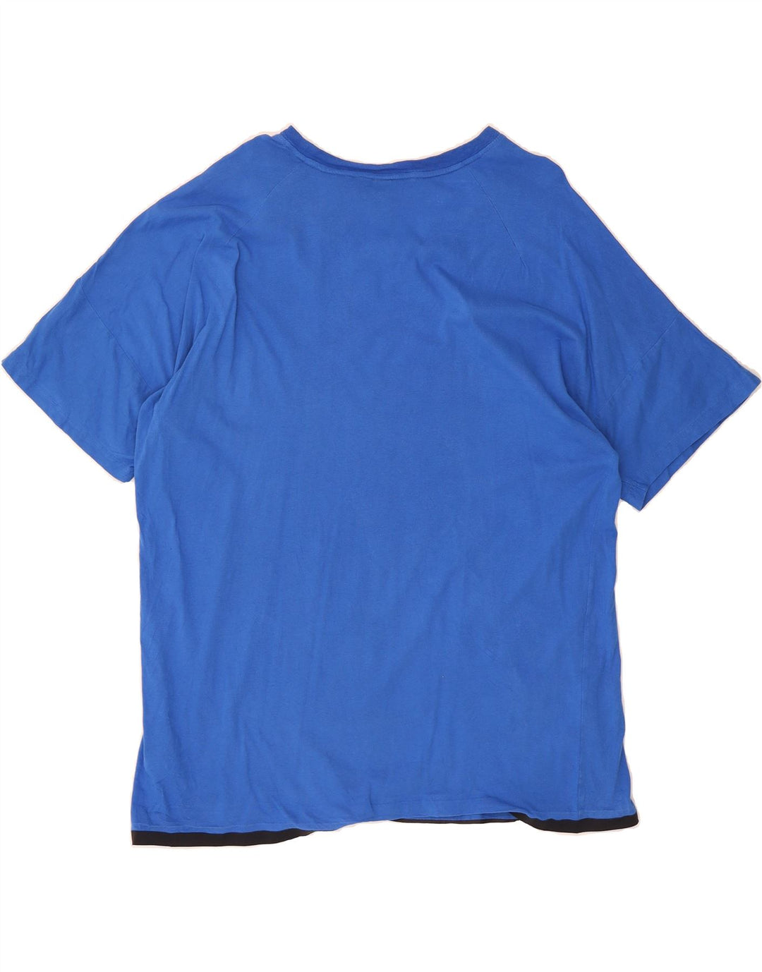 ADIDAS Mens Graphic T-Shirt Top XL Blue Vintage Adidas and Second-Hand Adidas from Messina Hembry 