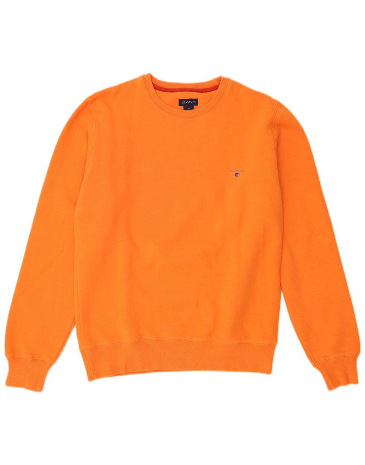 Gant Herre Sweatshirt Jumper Medium Orange Bomuld