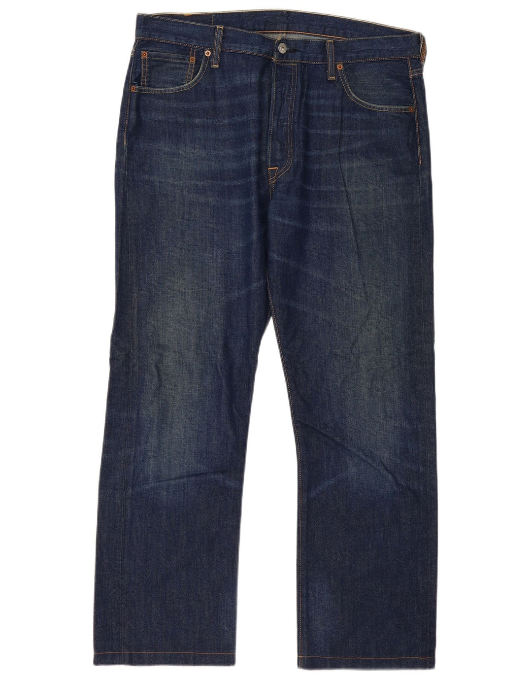 Levi's Herre 501 lige jeans W36 L30 blå bomuld