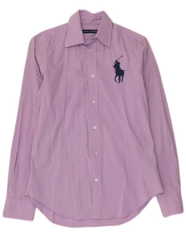 Ralph Lauren Dameskjorte US 6 Medium Lilla Bomuld