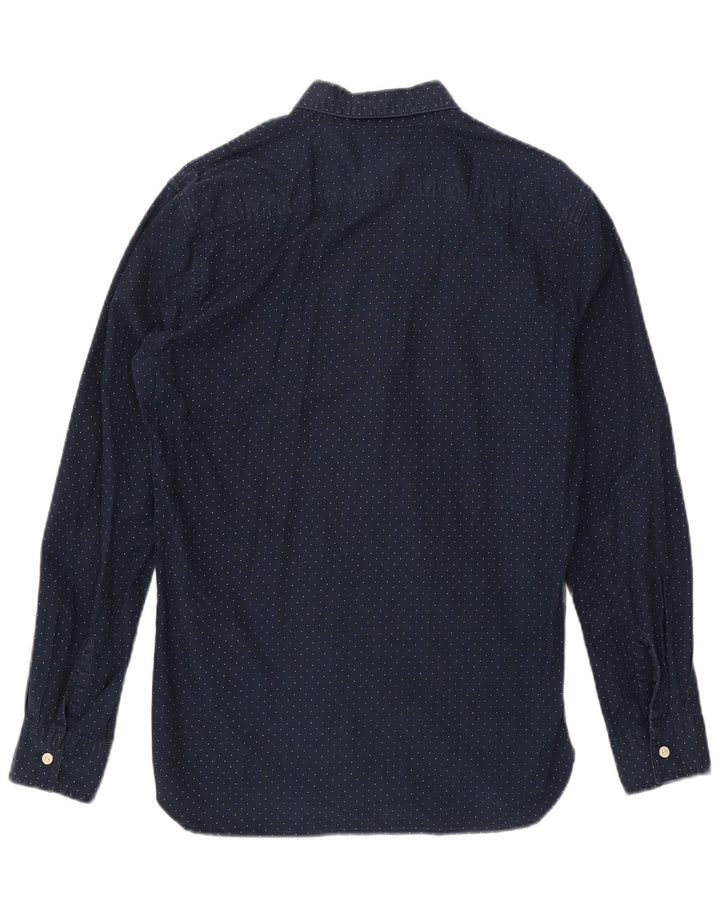 Levi's herreskjorte medium marineblå plettet bomuld