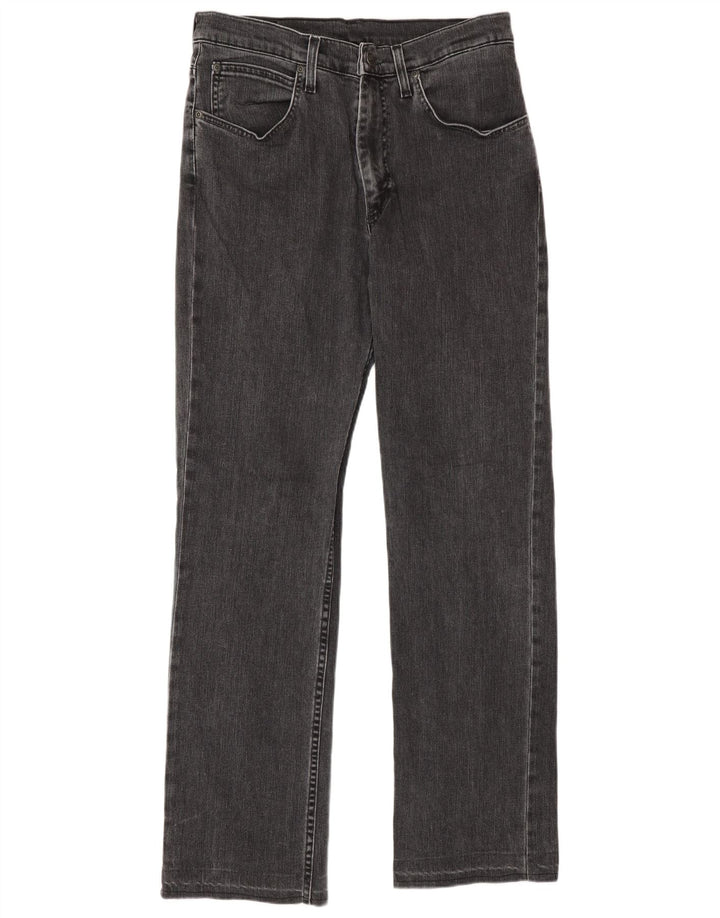 Lee Mens Brooklyn Straight Jeans W32 L34 Grå Bomuld