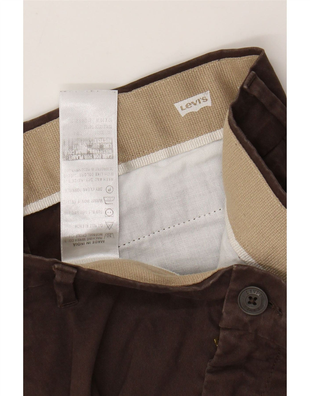 LEVI'S Slim Cropped Herrebukser W32 L24 Brun