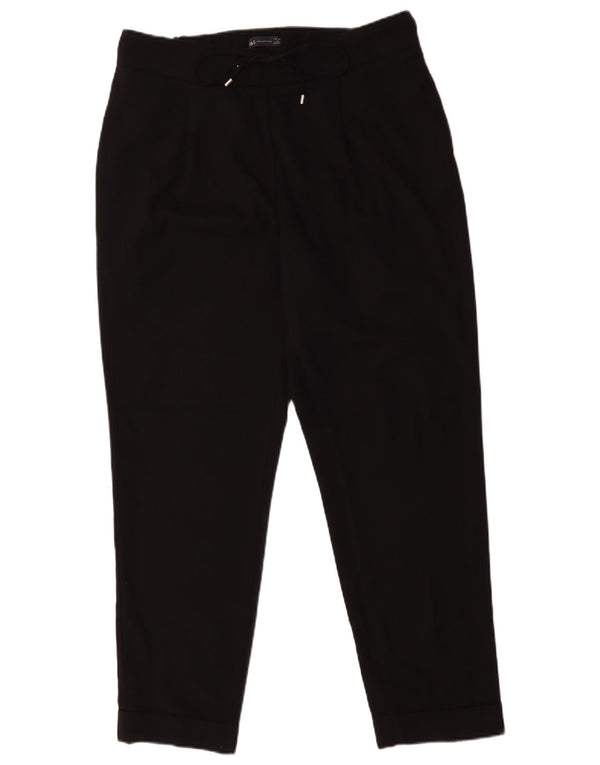 Marks & Spencer Dame-Pegged Chino-bukser UK 16 Large W34 L29 Black