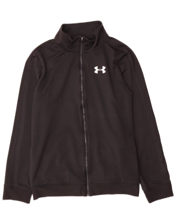 Under Armour Boys Tracksuit Topjakke 13-14 år XL Sort Polyester