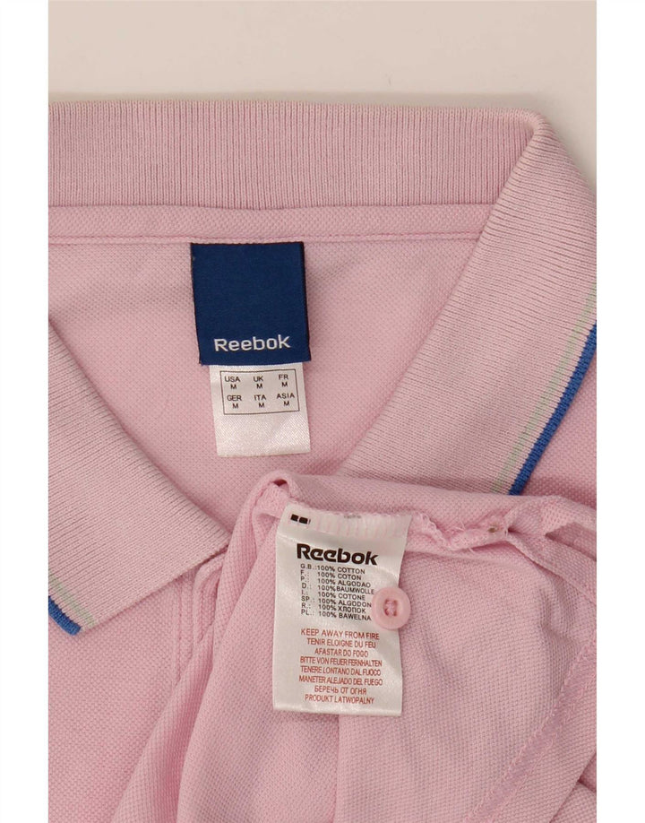 Reebok Poloshirt til mænd Medium Pink Bomuld
