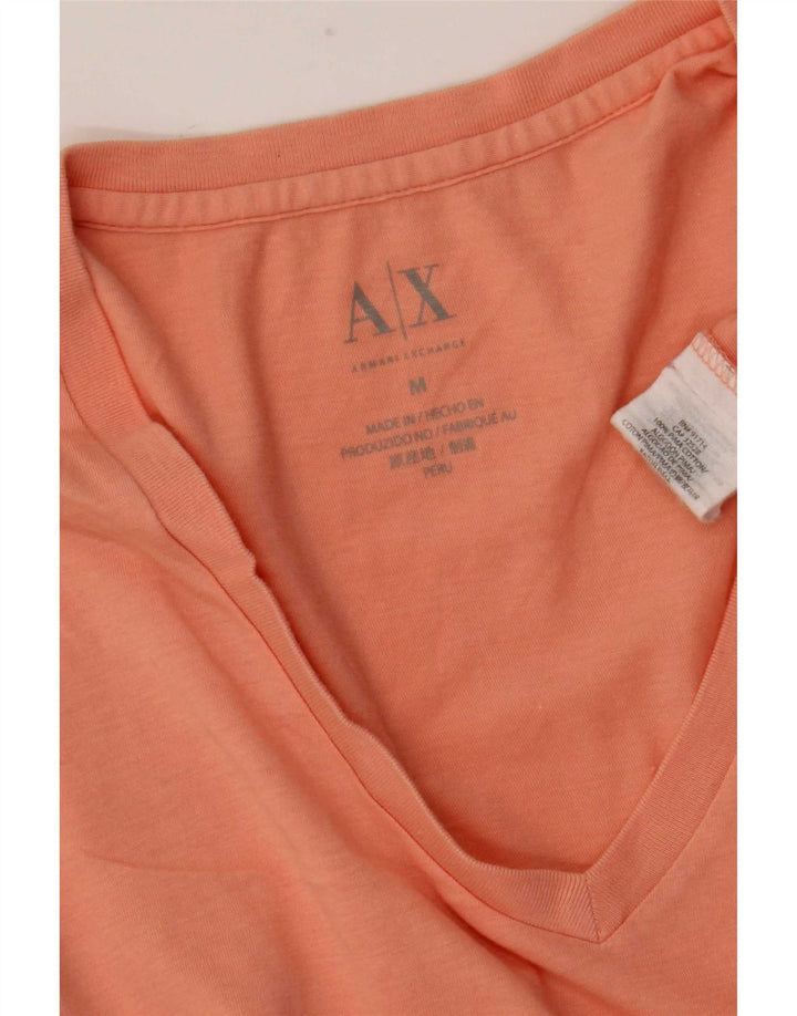 Armani Exchange Herre T-shirt Top Medium Pink Bomuld