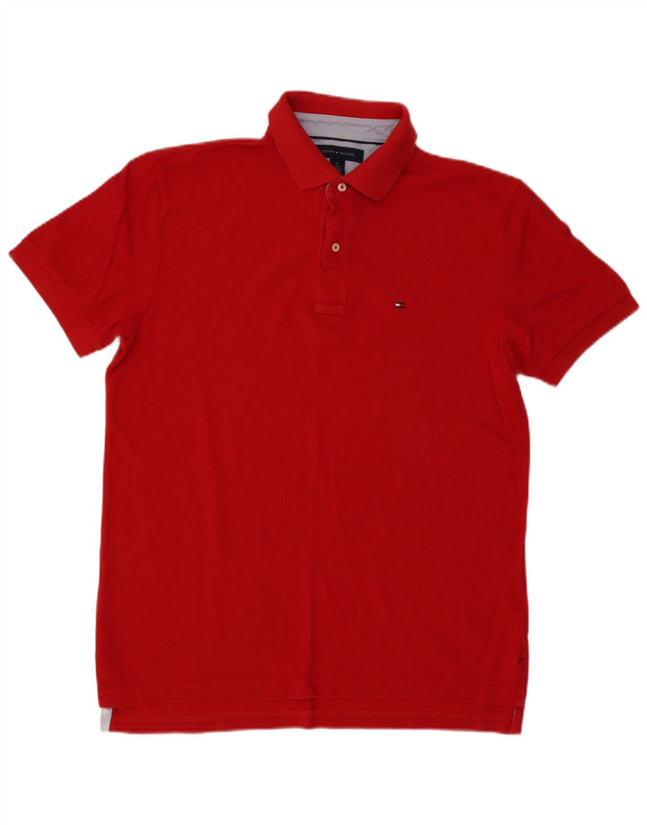 Tommy Hilfiger herre poloshirt Medium rød bomuld