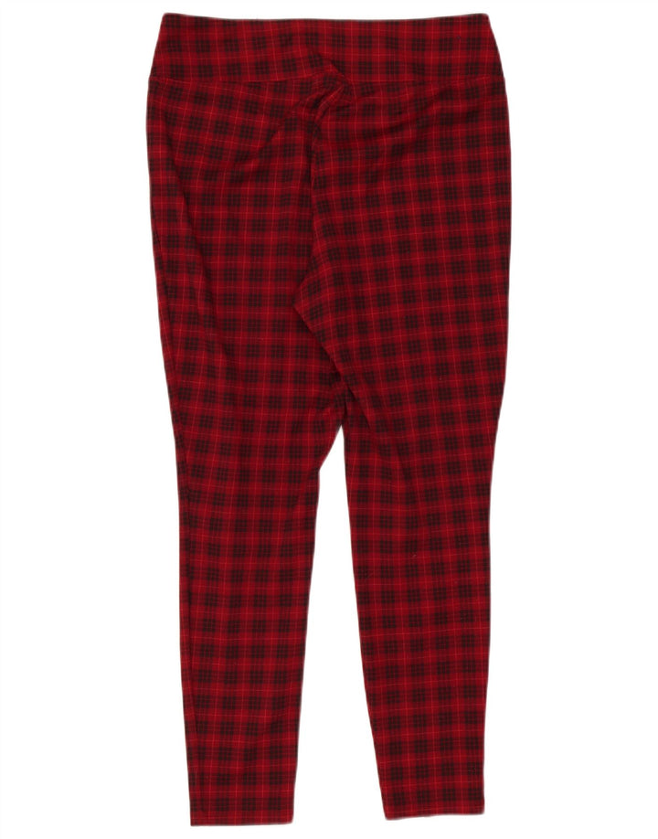 Gap Dame Skinny Casual Bukser Medium W30 L26 Rød ternet