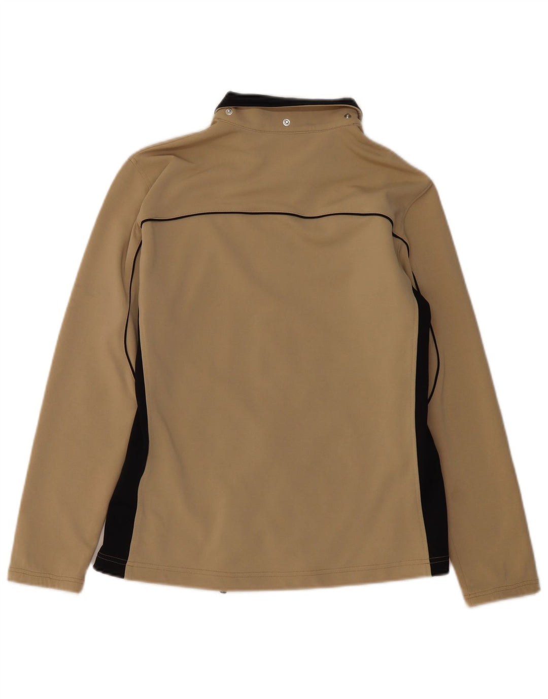 ASICS træningsdragt topjakke til kvinder UK 14 Large Beige Colourblock